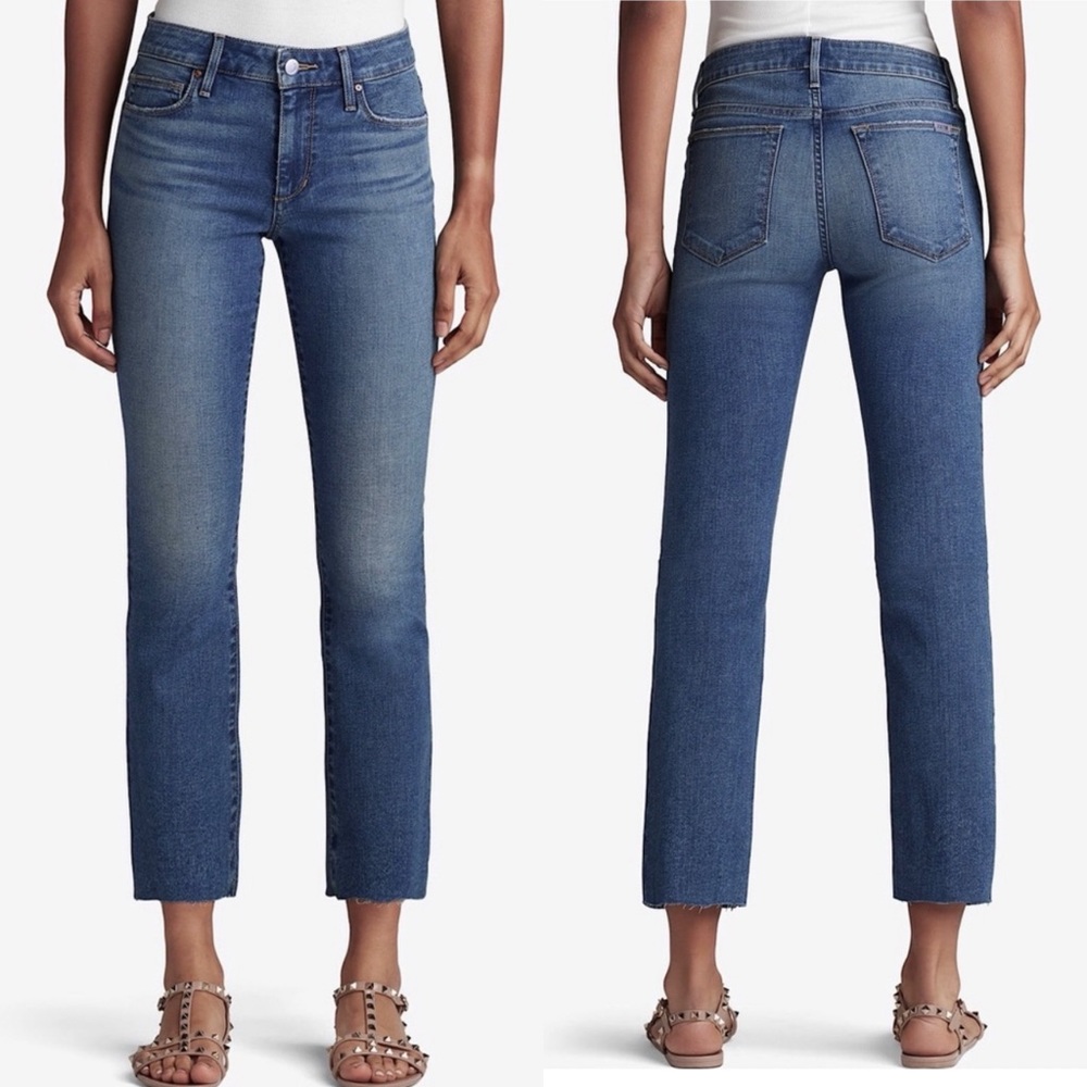 Joe’s Jeans Lara Mid Rise Straight Ankle Thisbe 33 NWT